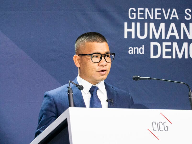 Van Trang Nguyen - The Geneva Summit for Human Rights and Democracy